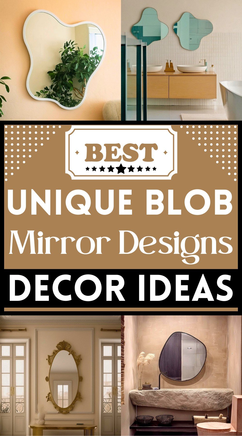 Unique Blob Mirror Designs