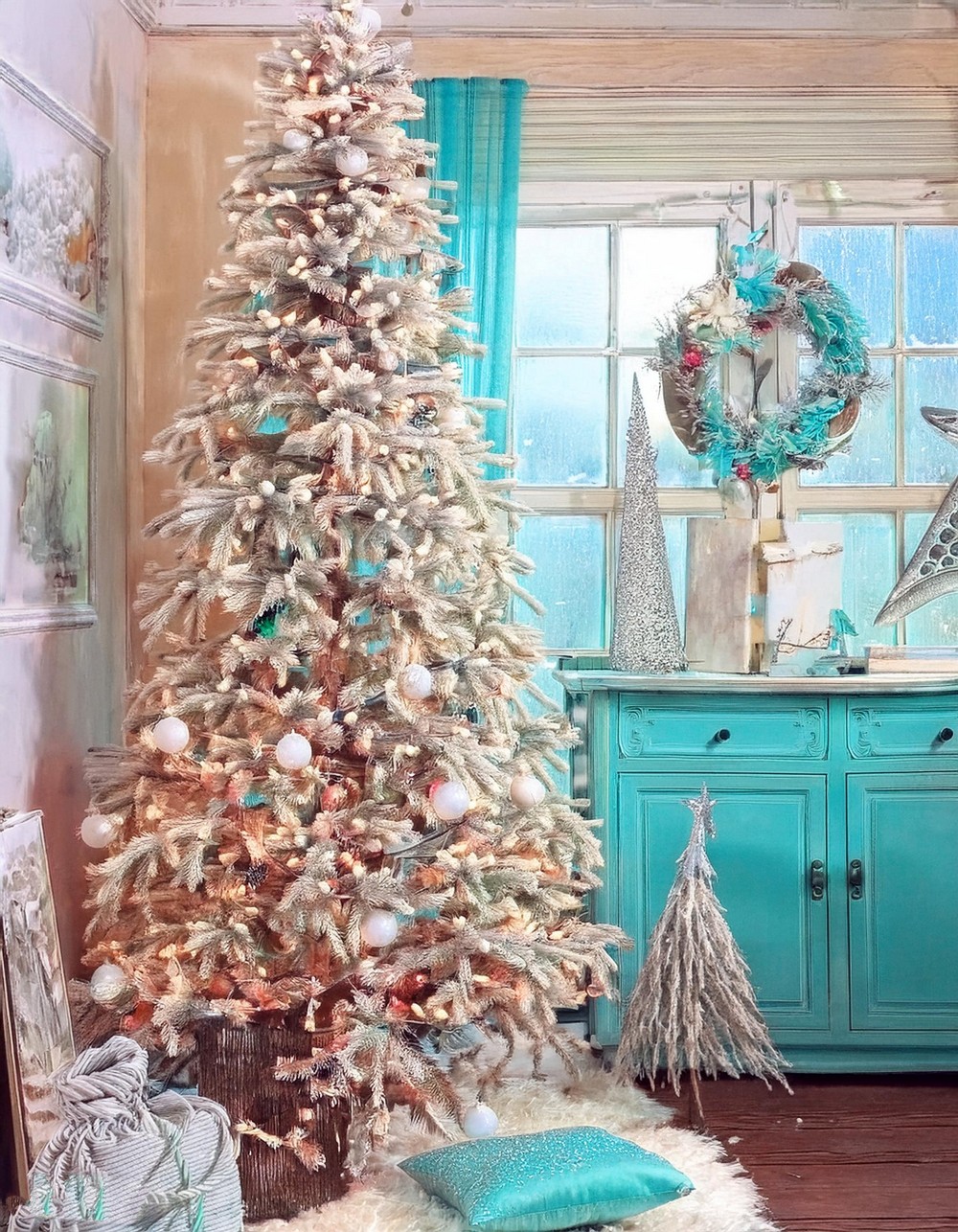 Add Coastal Charm to Your Tree with a Fishing Net Accent