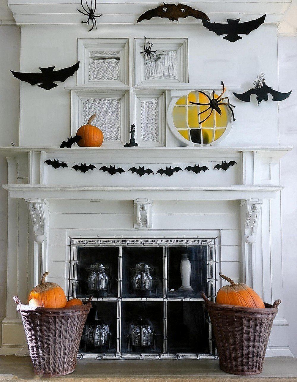 Add Dimension with 3D Silhouette Halloween Mantel