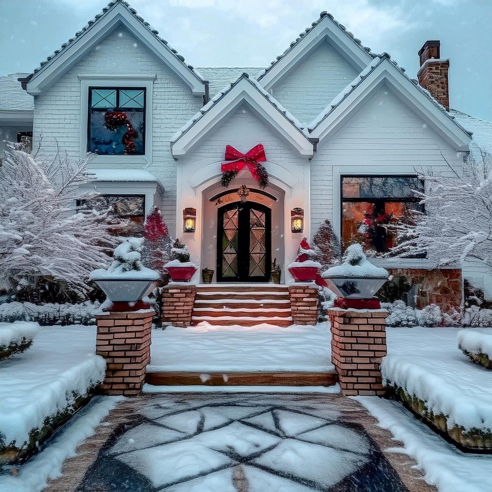 Add Texture and Dimension to a White Exterior