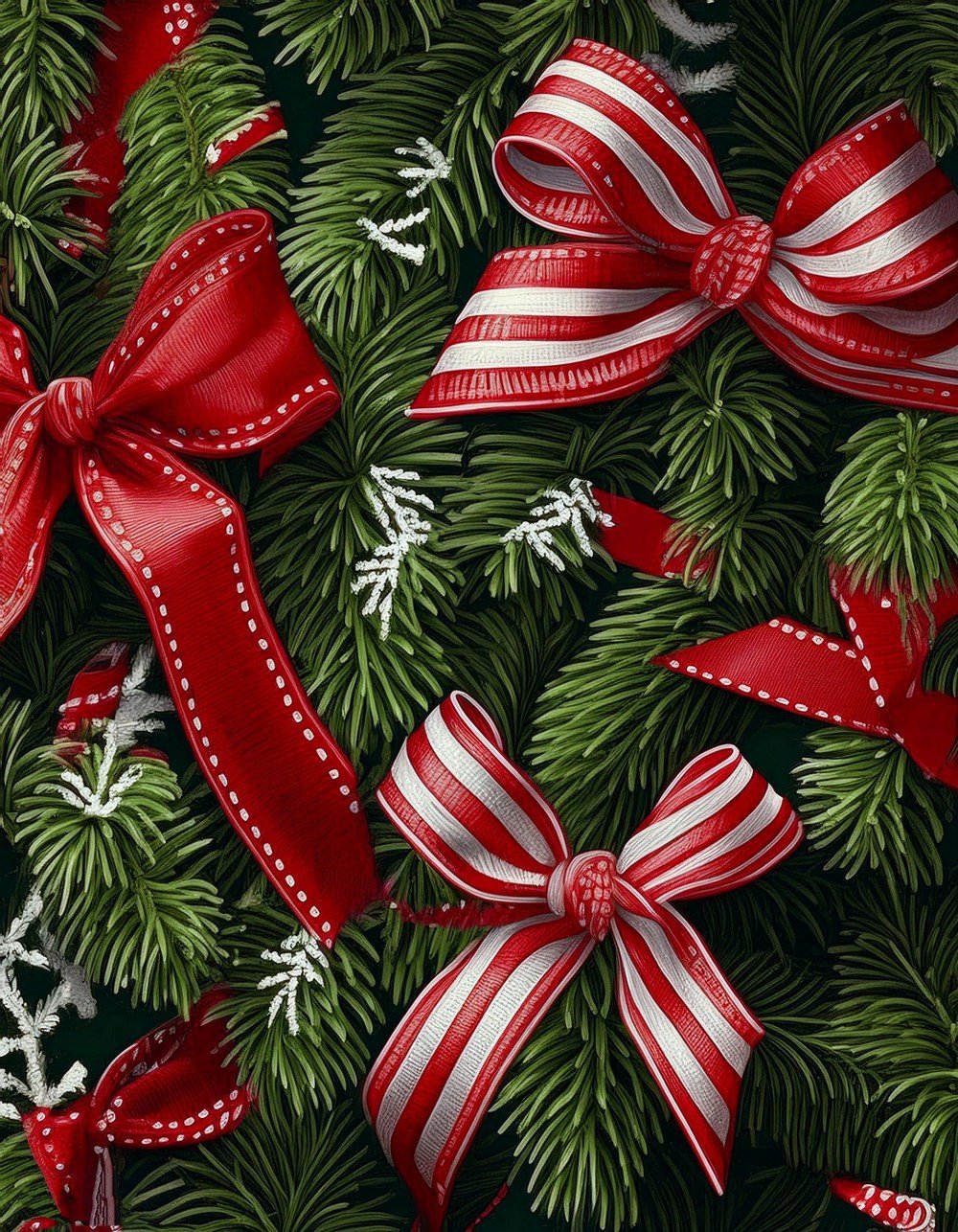 Add a Splash of Christmas Red to Your Tree with Ribbons