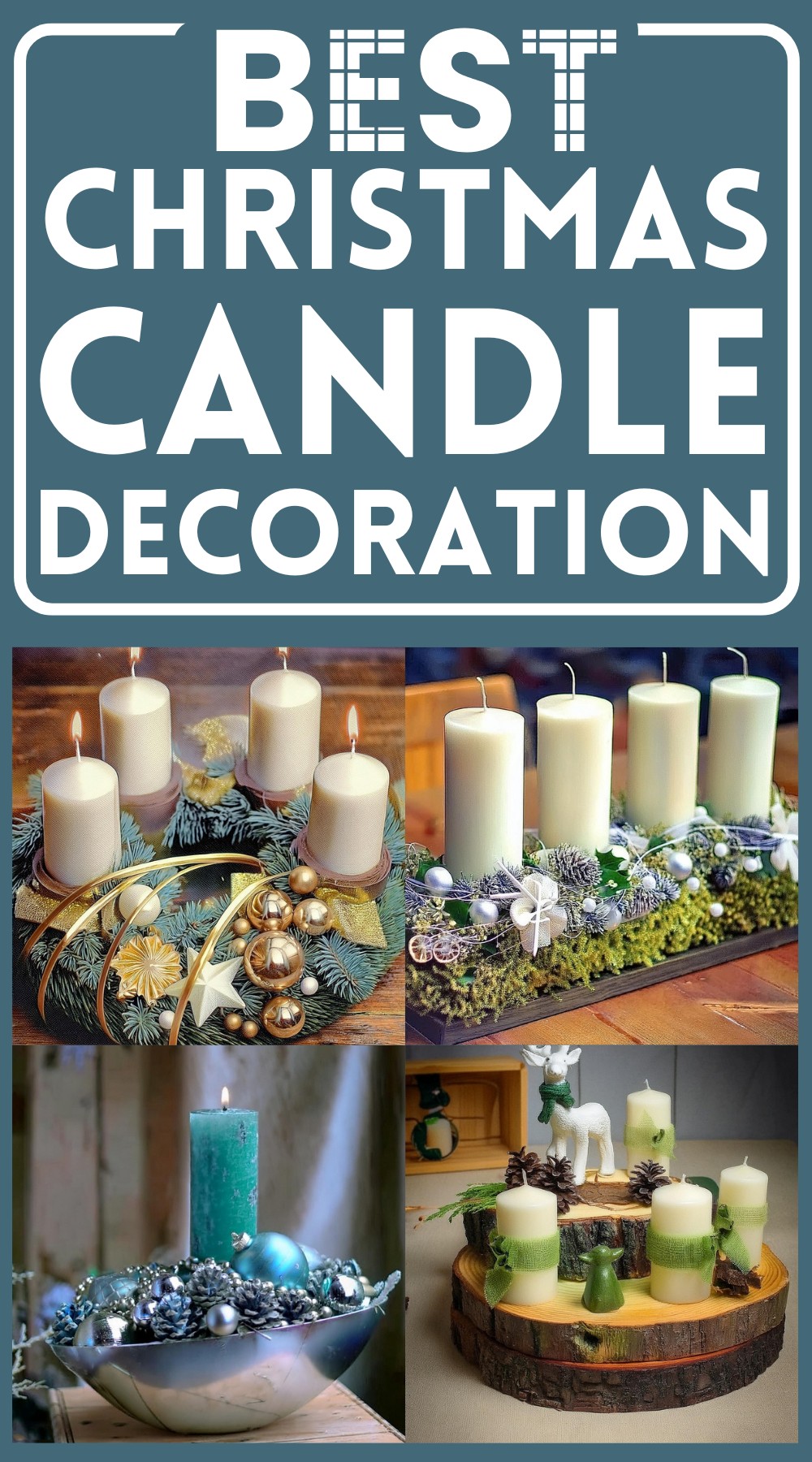 Christmas Candle Decoration Ideas 1
