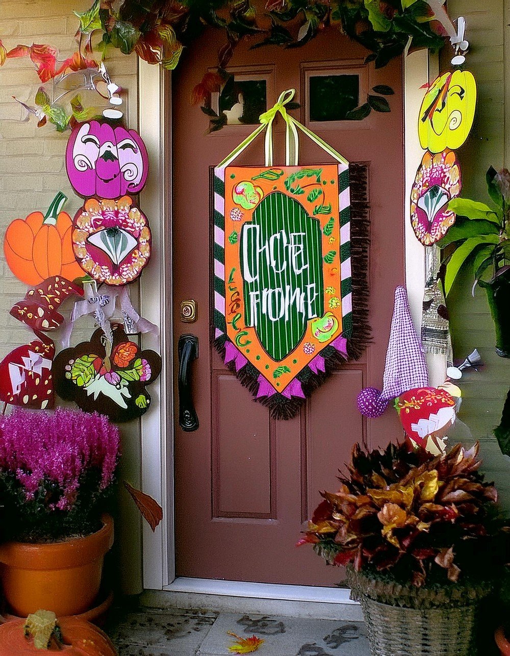 Colorful And Cheerful Door Banner