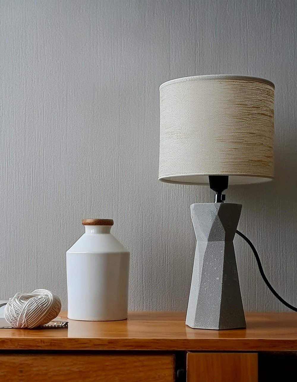 Concrete Lamp Base