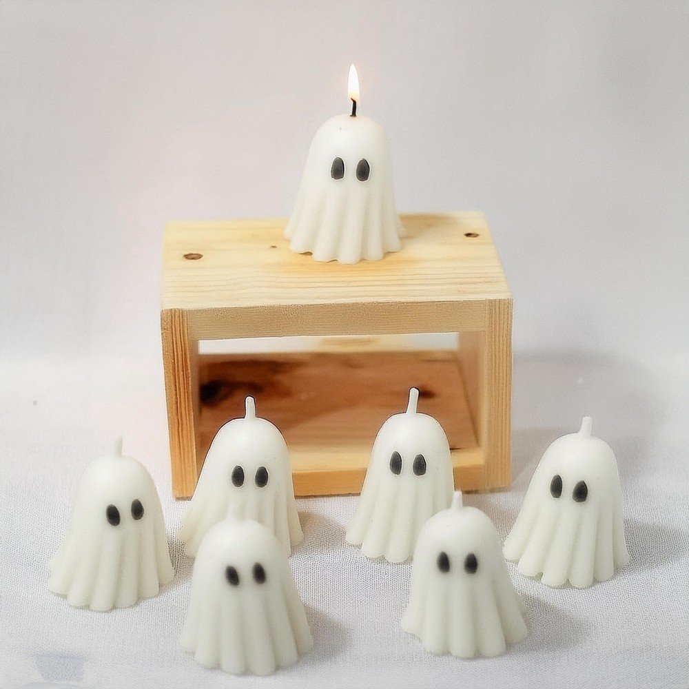 Cozy Up Your Decor with Mini Ghost Candles