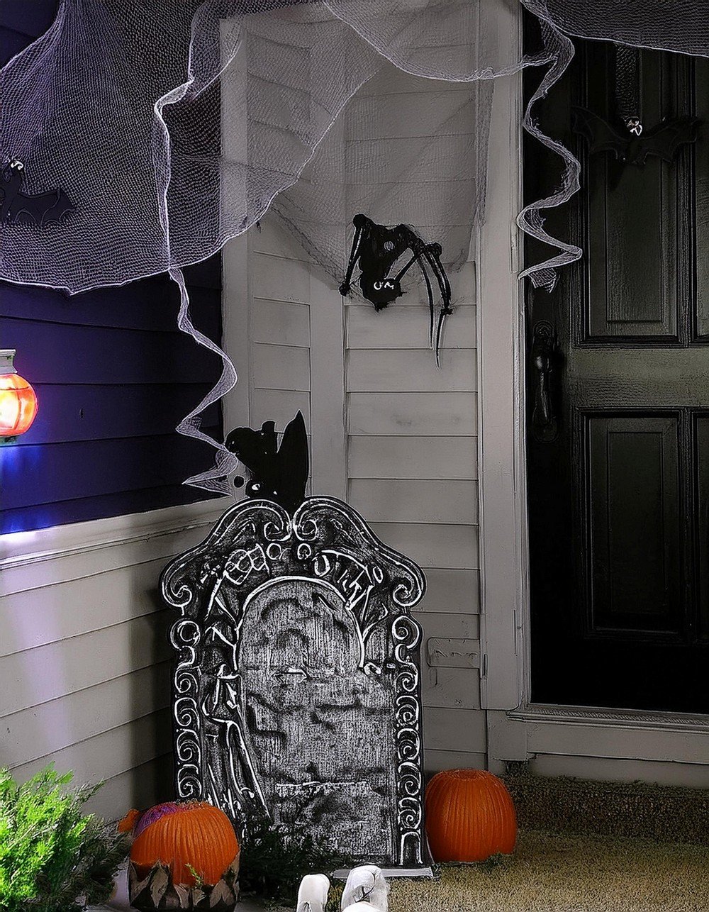 Create a Spine-Chilling Graveyard on Your Porch