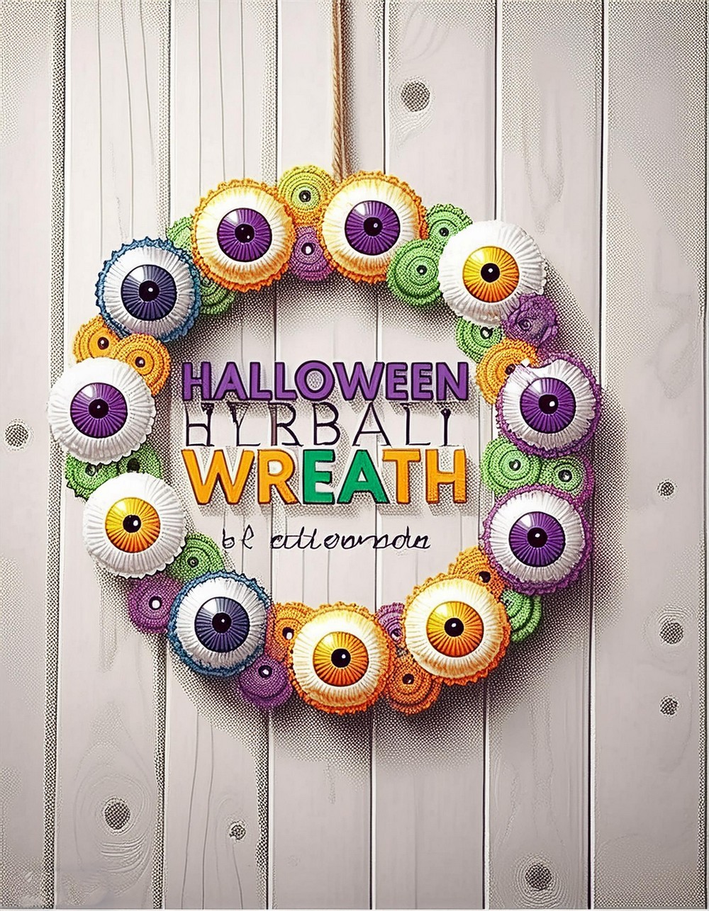 DIY Eyeball Wreath for Your Doorstep