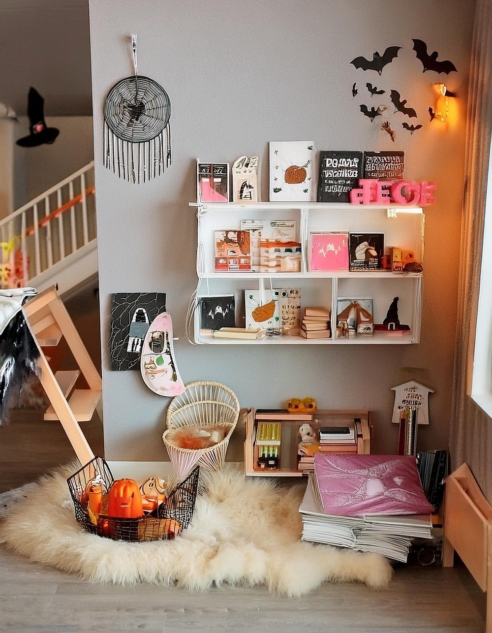 Decorate Your Library with a Halloween Reading Nook