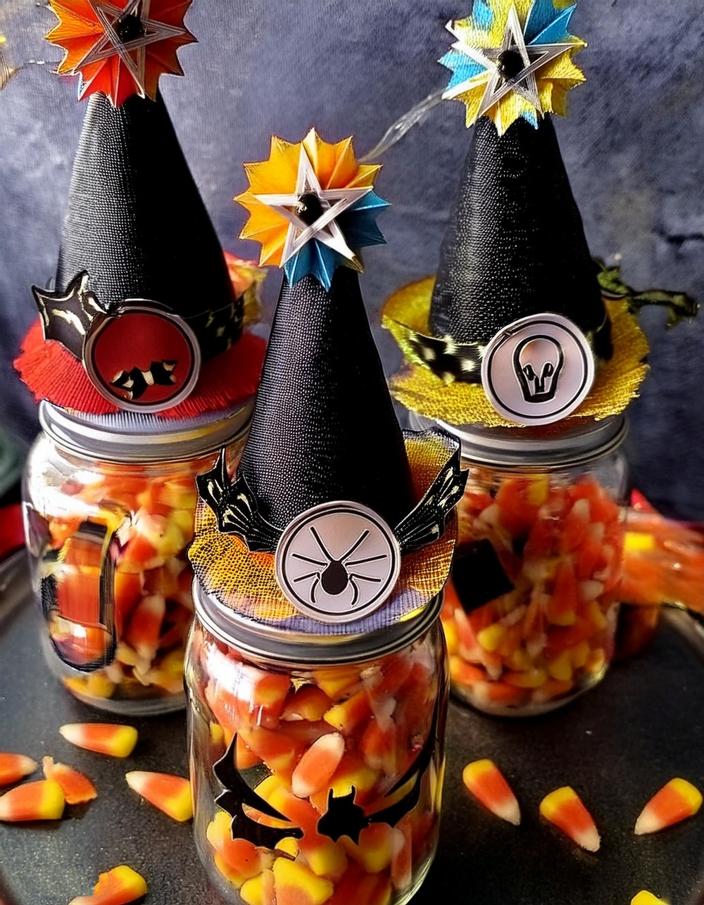 Dress Up Your Mason Jars with a Rustic Witch Hat