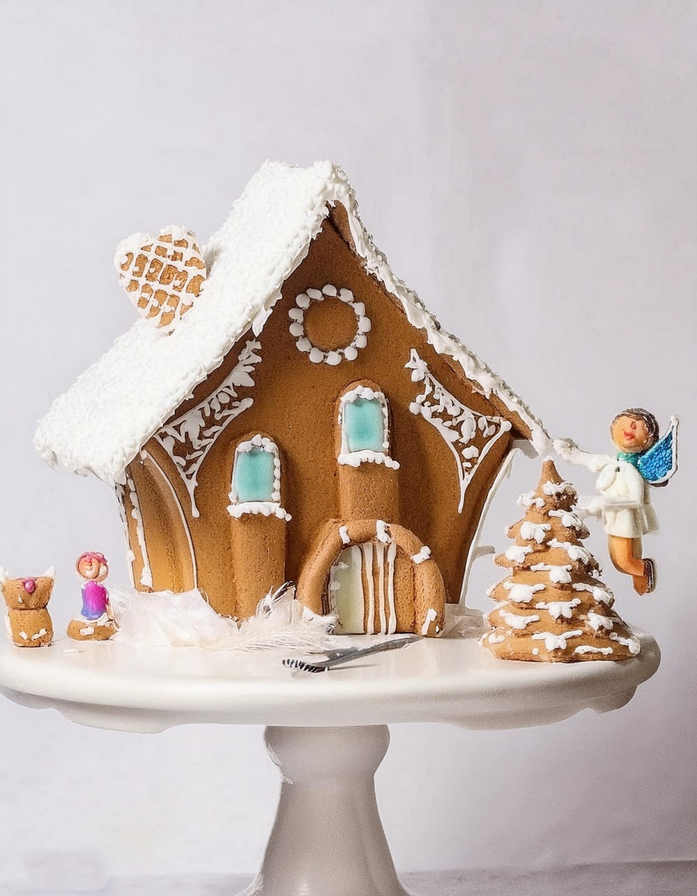 Enchanting Fairy Gingerbread House for a Christmas