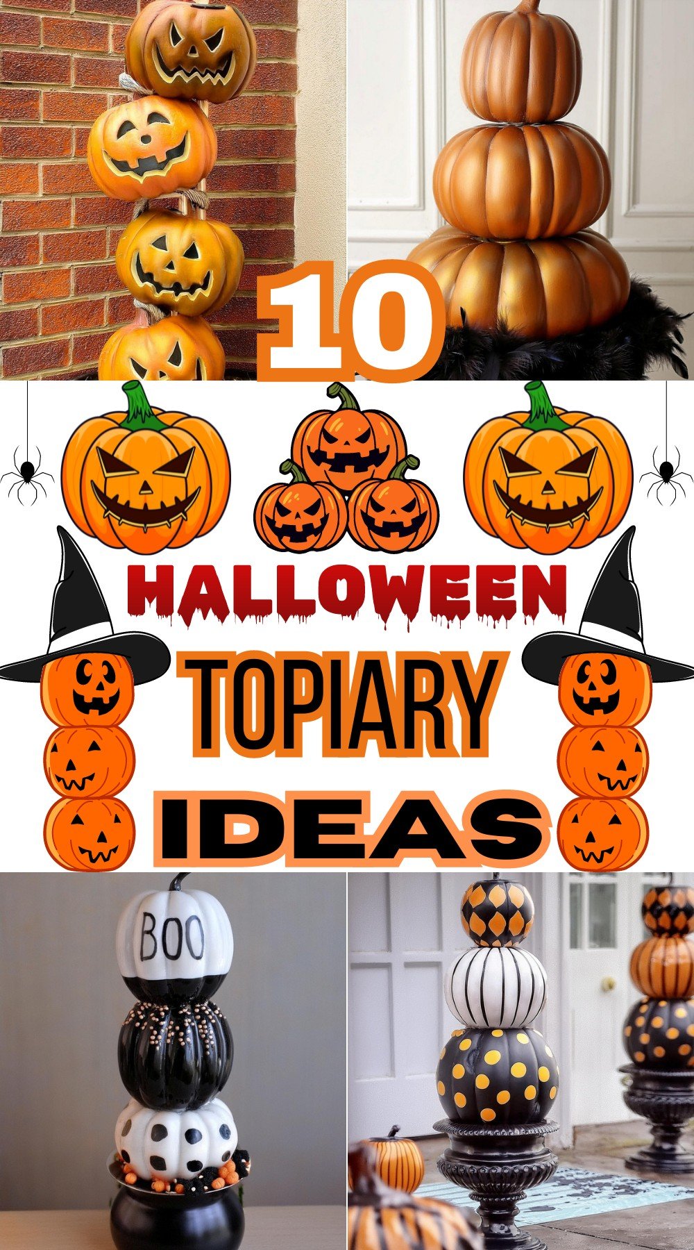 Halloween Topiary Ideas