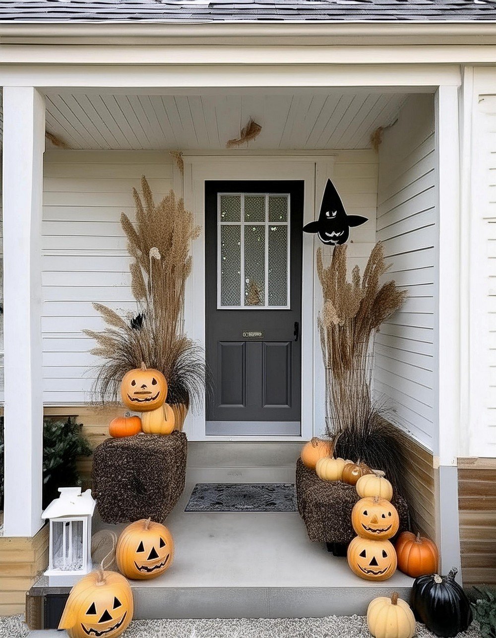 Jack-o-lanterns Topiaries