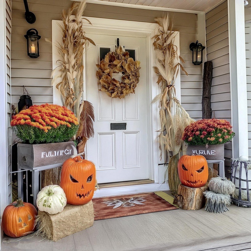 Metal Jack-O-Lanterns