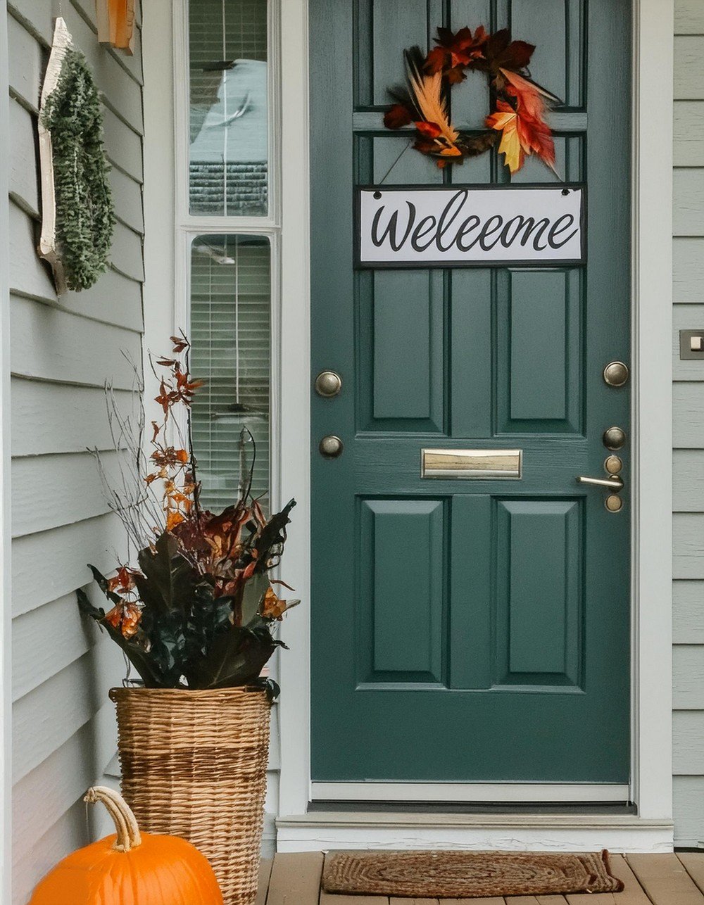 Pumpkin Spice Welcome Sign