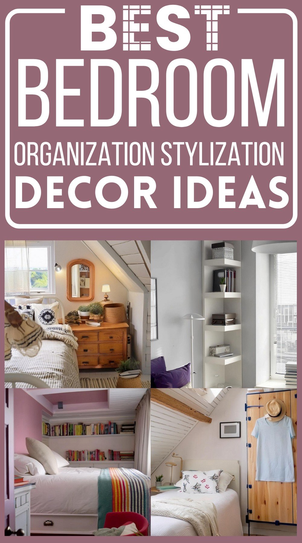 Small Bedroom Organization And Stylization Ideas