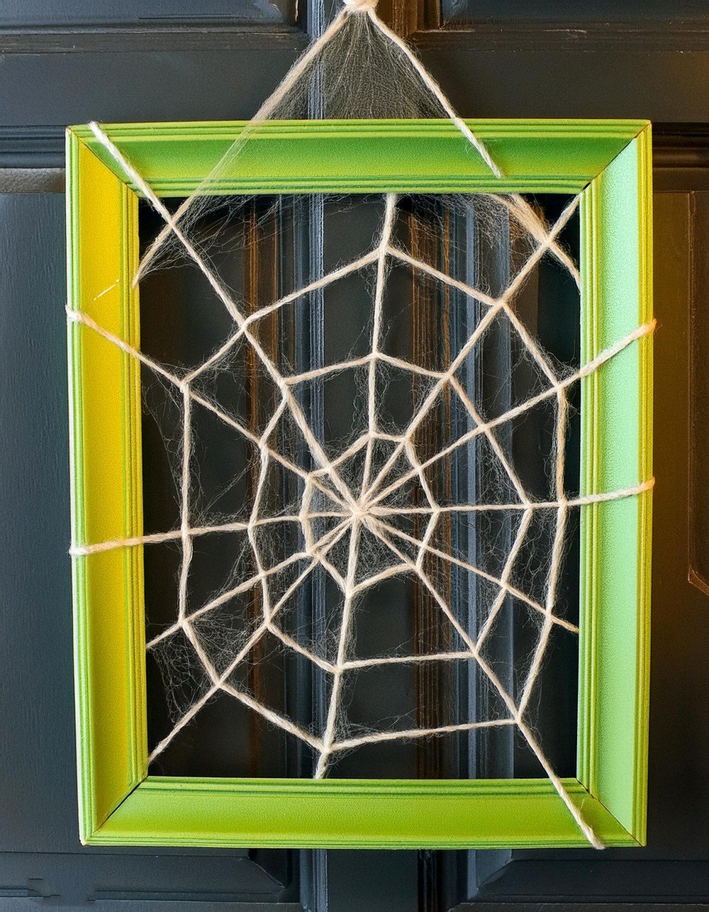 Spider Web In A Frame