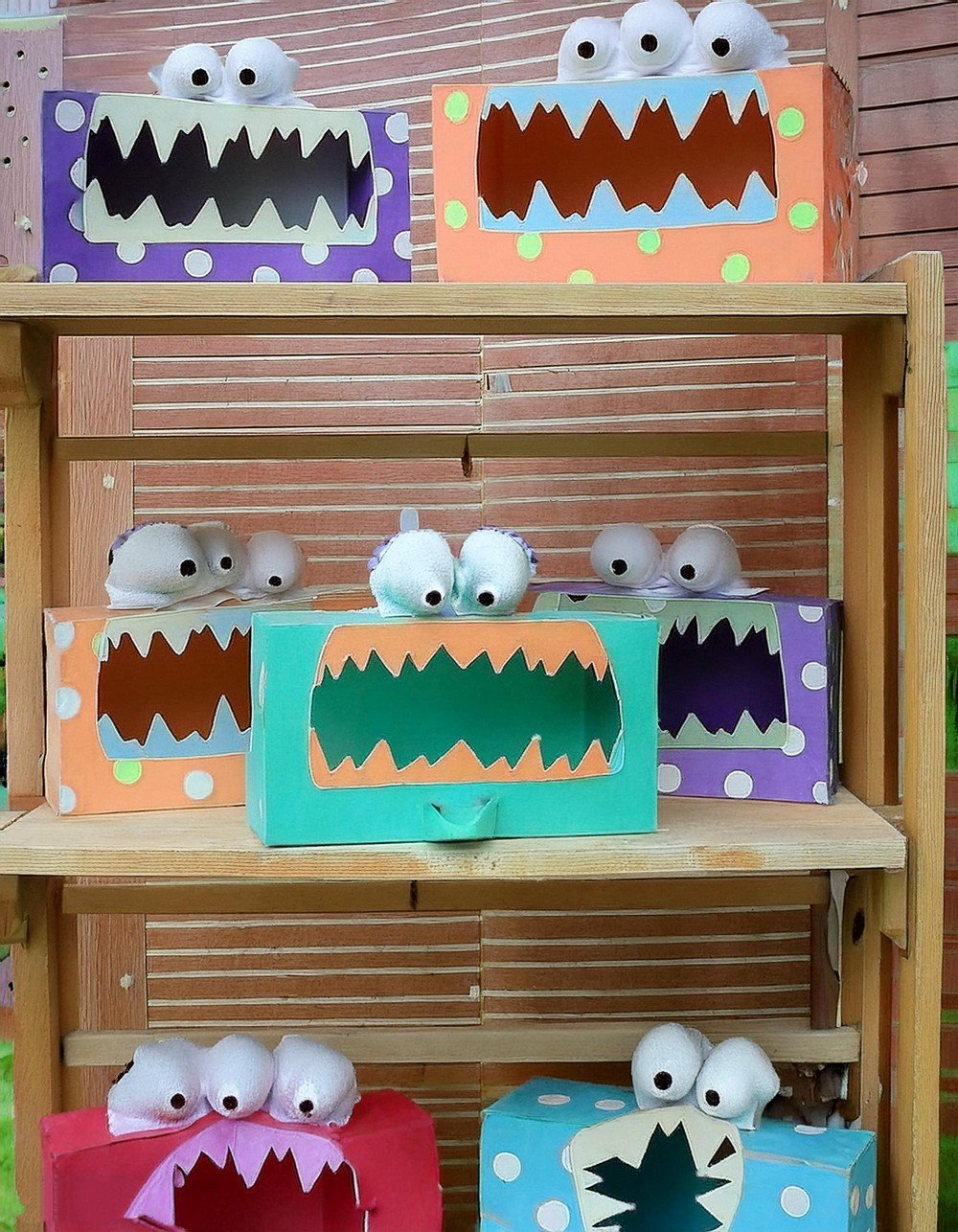 Transform Tissue Boxes into Ferocious Monsters