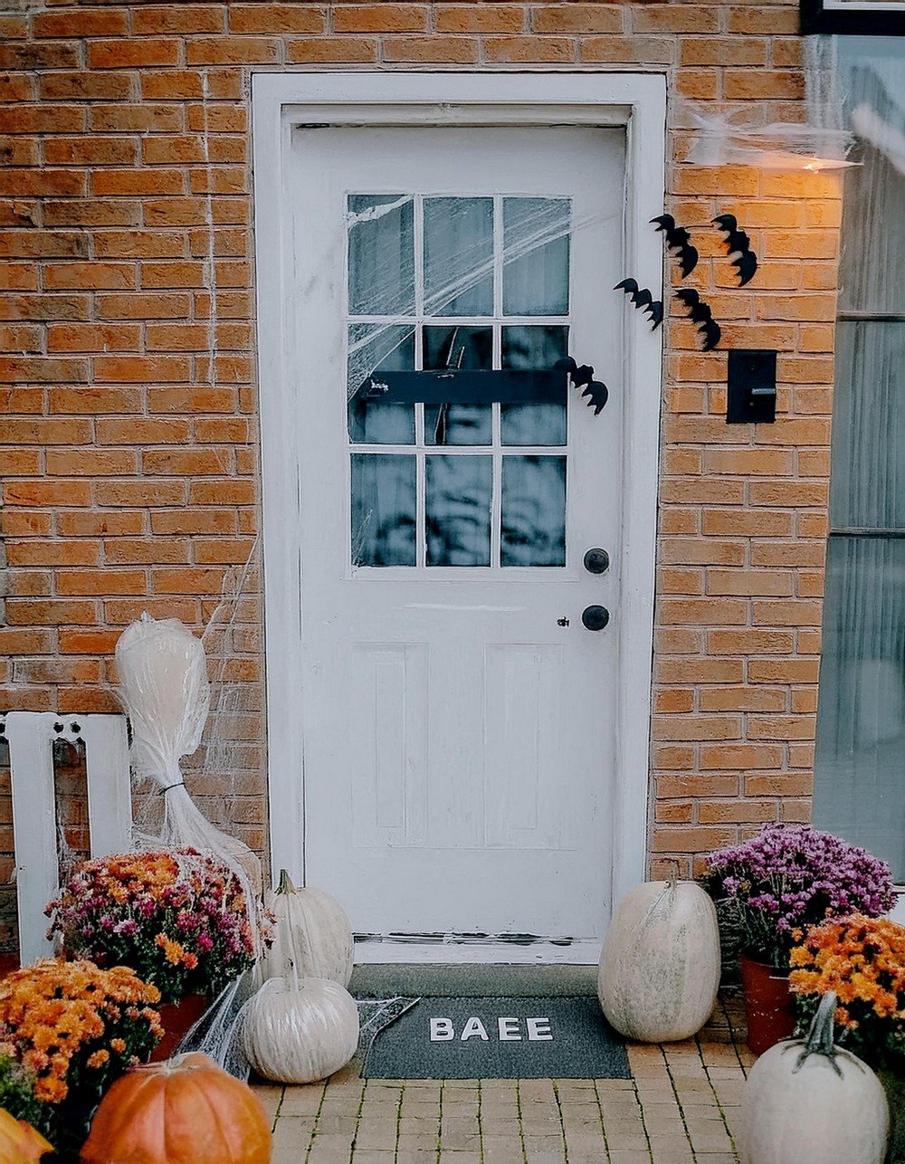  Welcome Guests with a DIY Halloween Door Mat 