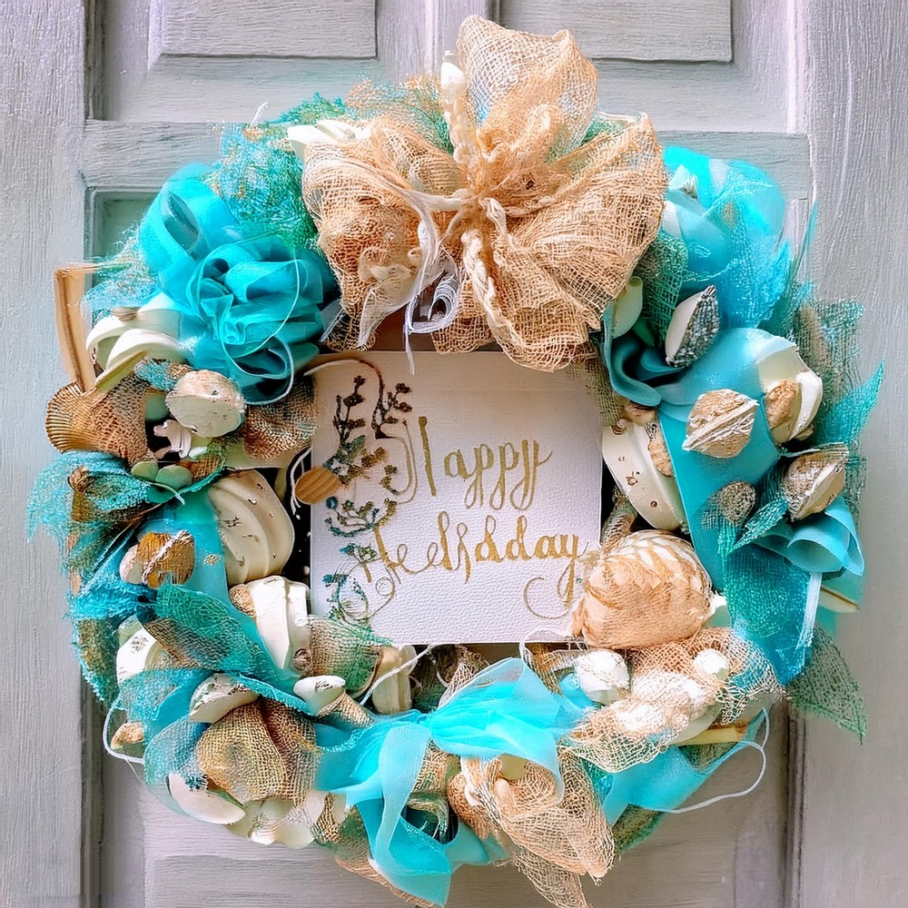 Welcome Visitors with a Beautiful Beachy Wreath