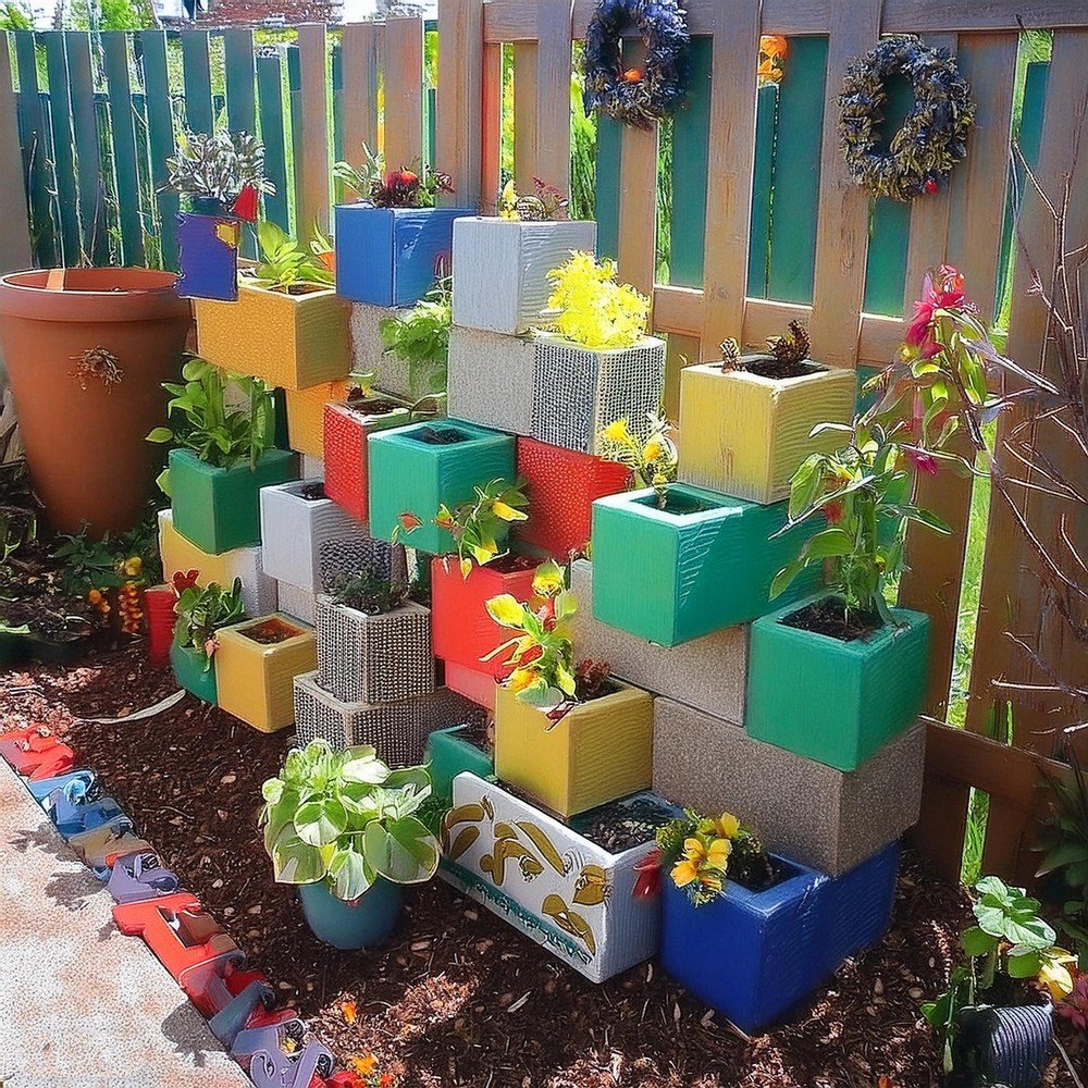 Build a Raised Garden Bed with Cinder Block