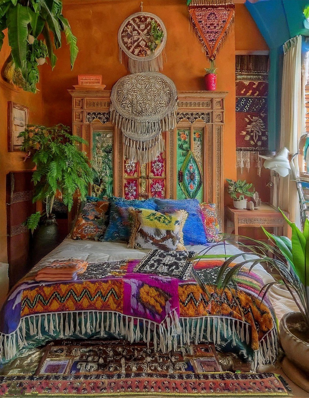 Color Fusion Boho Bedroom