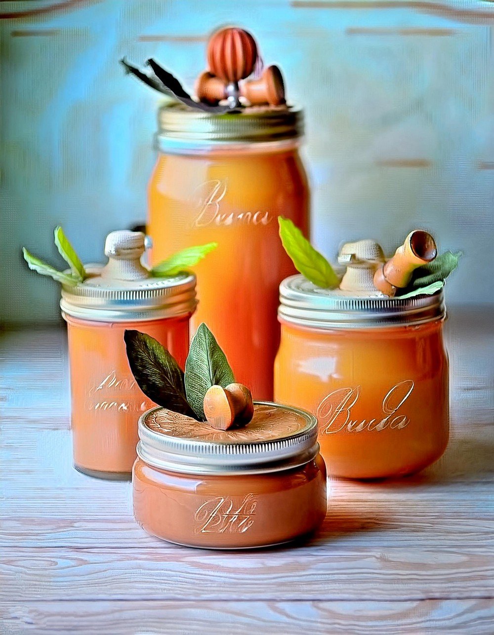 Create a Colorful Fall Display with Pumpkin Mason Jars