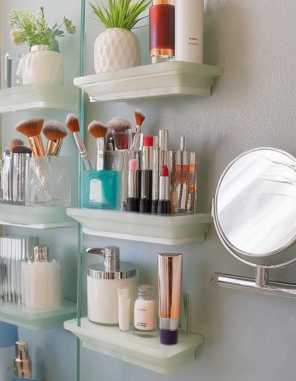 Crown Molding Floating Shelves