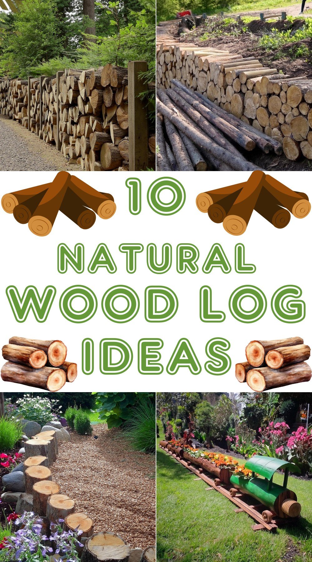 DIY Natural Wood Log Ideas