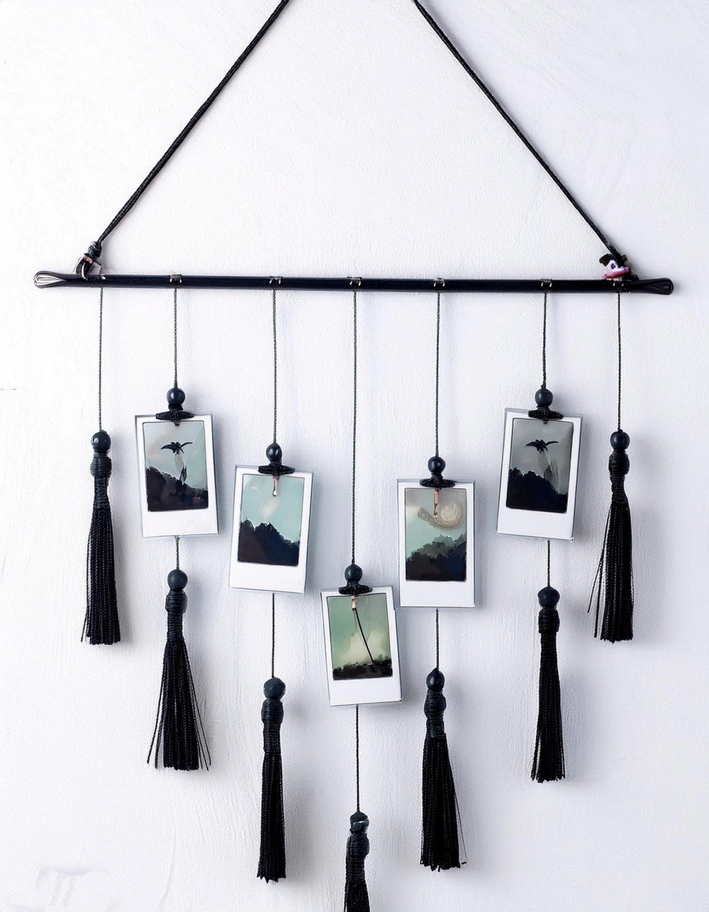 DIY Tassel and Photo Wall Hanging