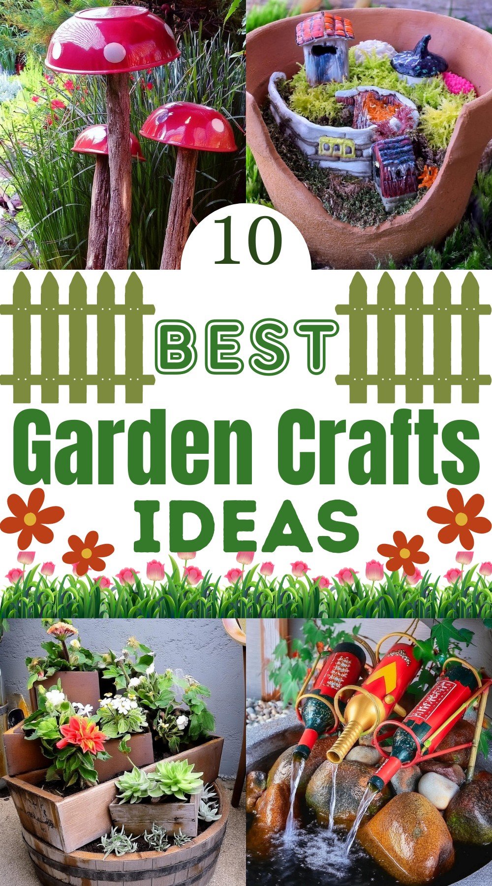 Easy DIY Garden Crafts And Ideas