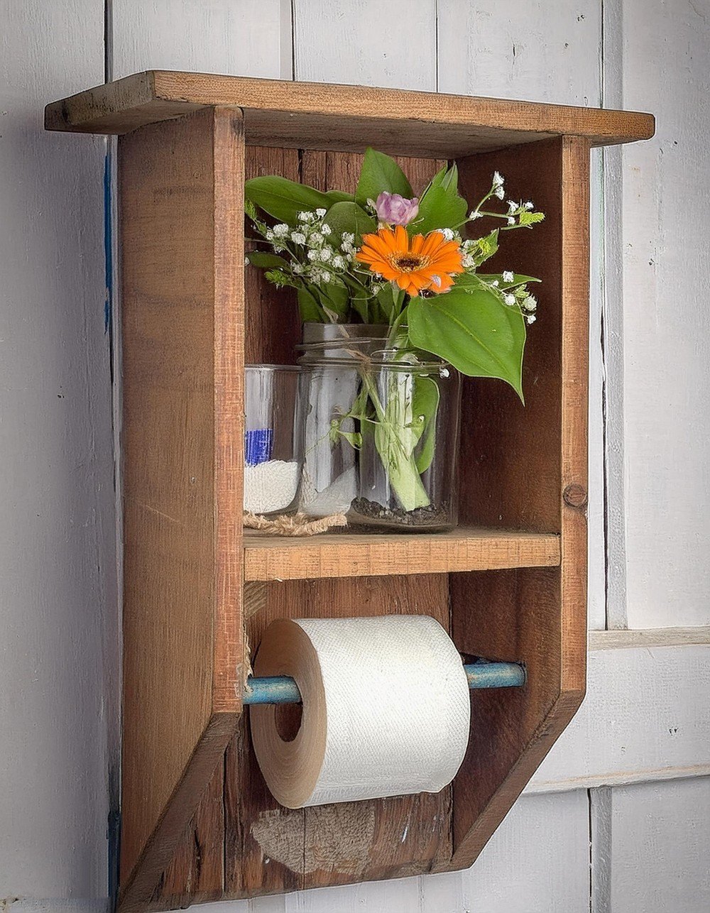 Functional Rustic Shelf Idea