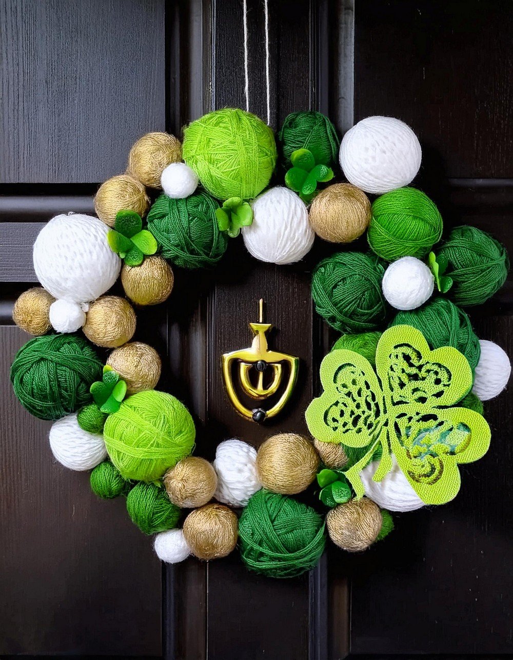 Get Creative with a DIY Saint Patrick’s Day Yarn Wreath