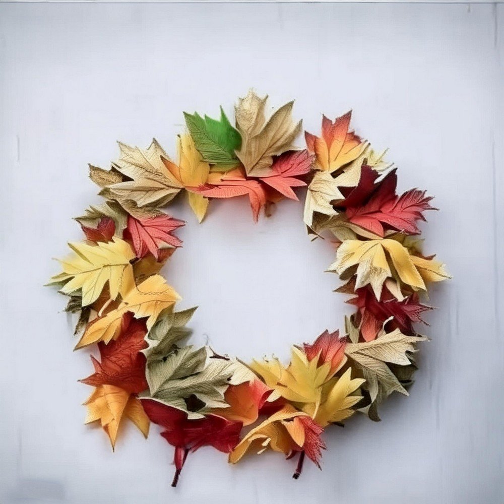  Make a Statement with an Aluminum Can Leaf Wreath