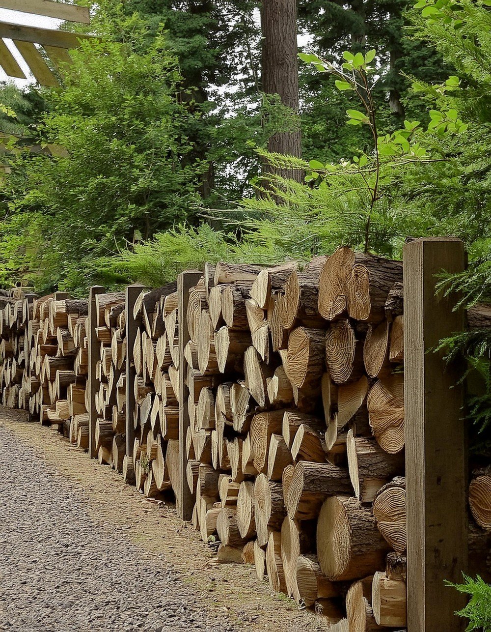 Try a Tree Log Fence 