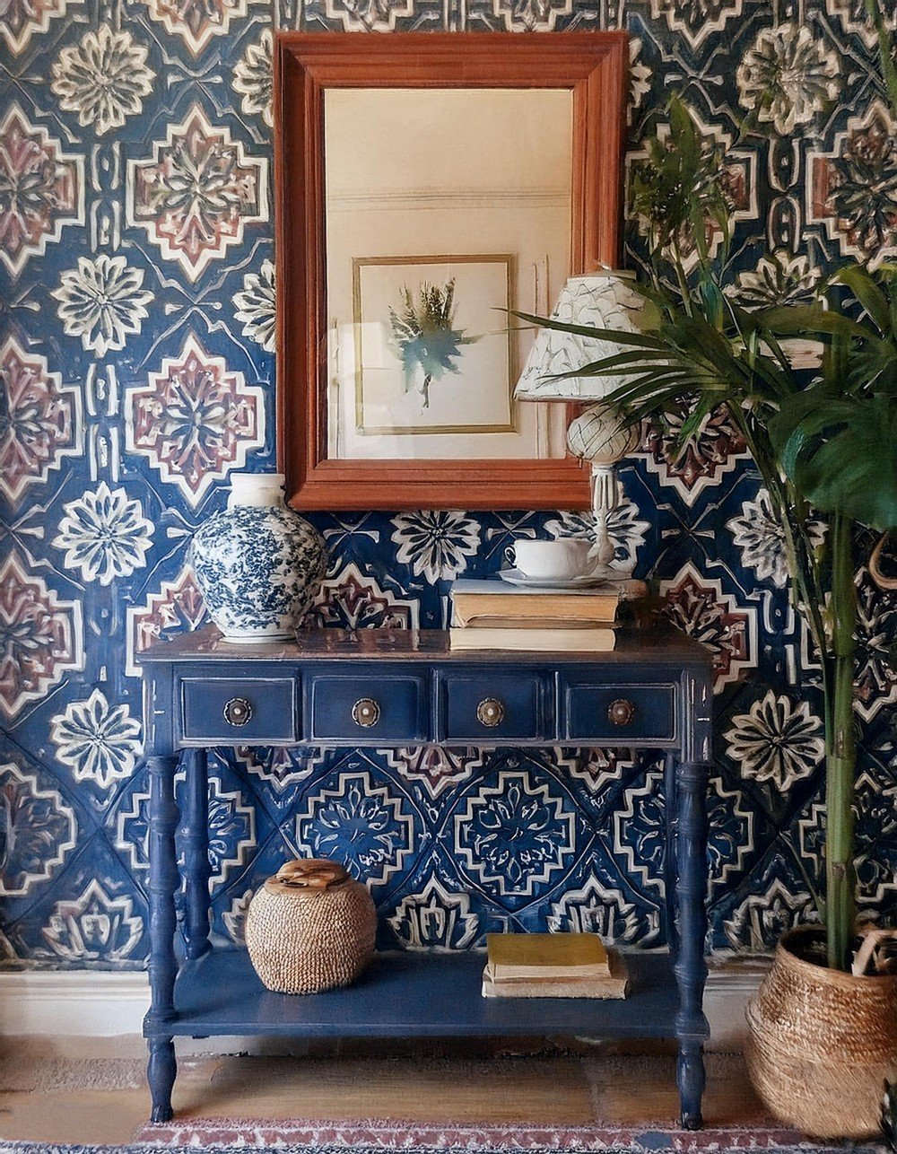 Eclectic Boho Entrance Hall