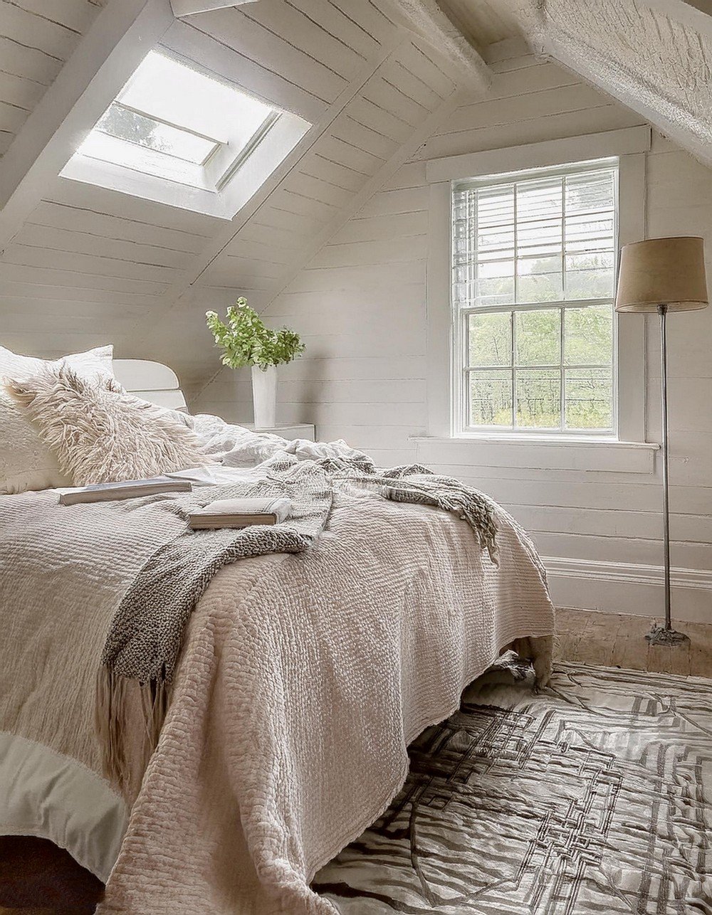 Elegant Attic Guest Bedroom