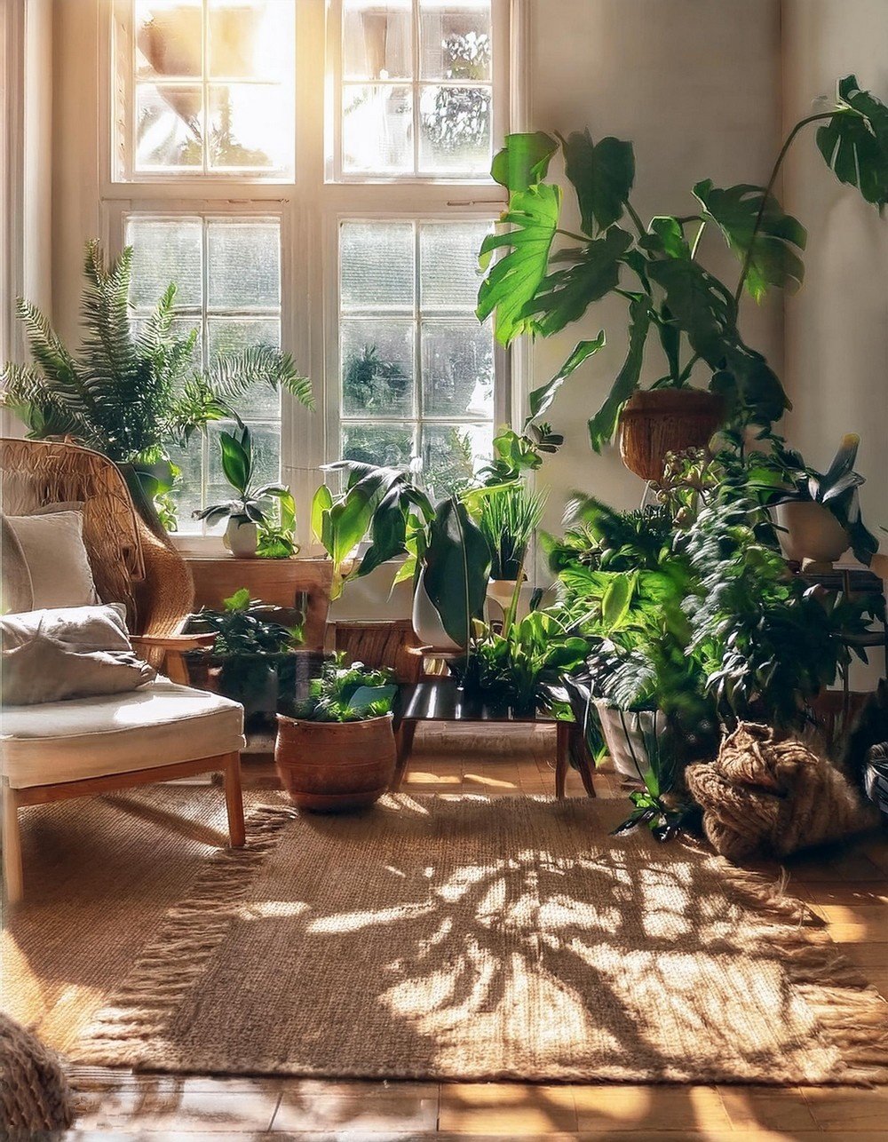 Lush Green Boho Sanctuary