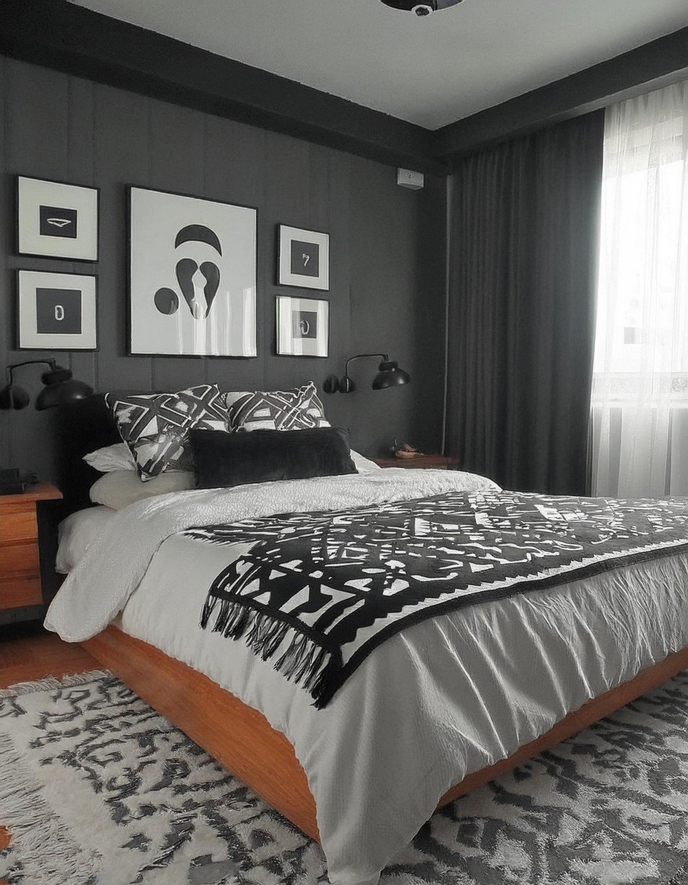 Monochrome Urban Bedroom Designs