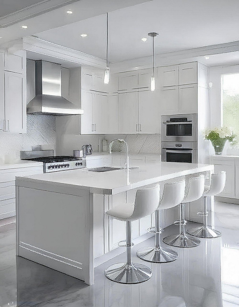 Pure White Luxury Kitchens 1