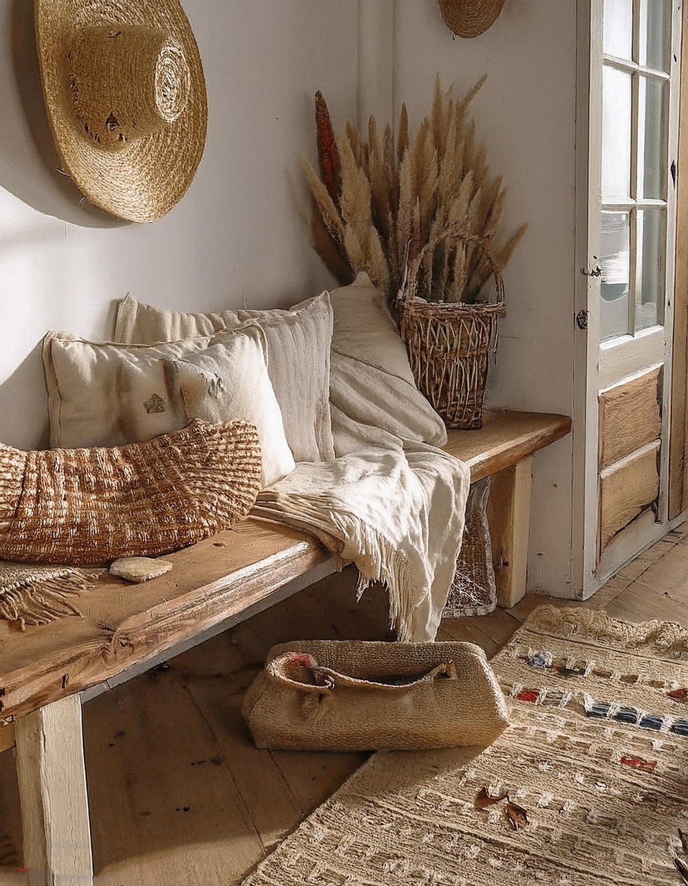 Rustic Boho Entry Haven