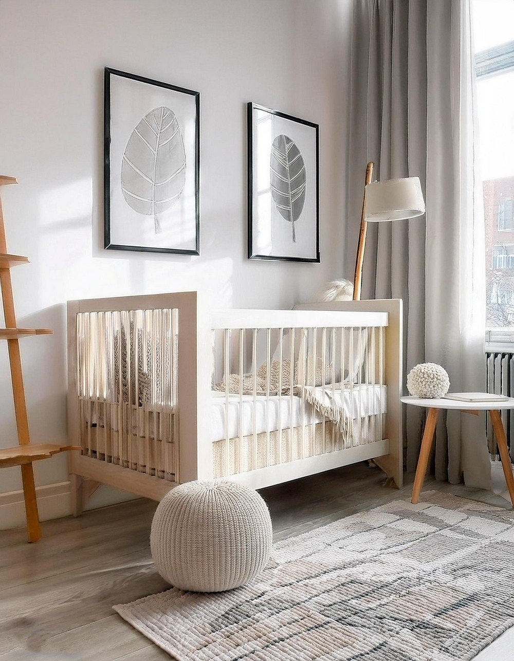 Sleek Nordic Nursery