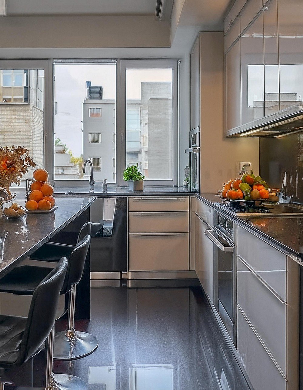 Space-Saving Designs for Urban Modern Kitchens