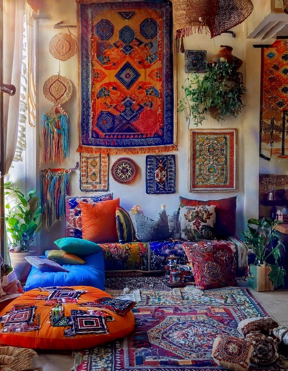 Vibrant Textile Oasis