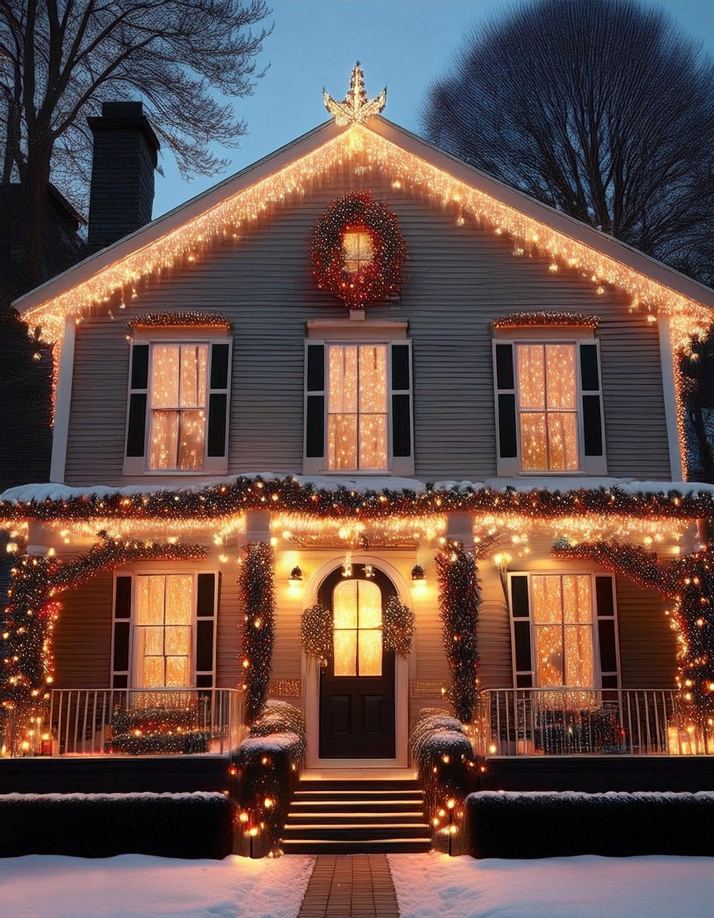 Reindeer Runway Illuminated Rooftop Guide