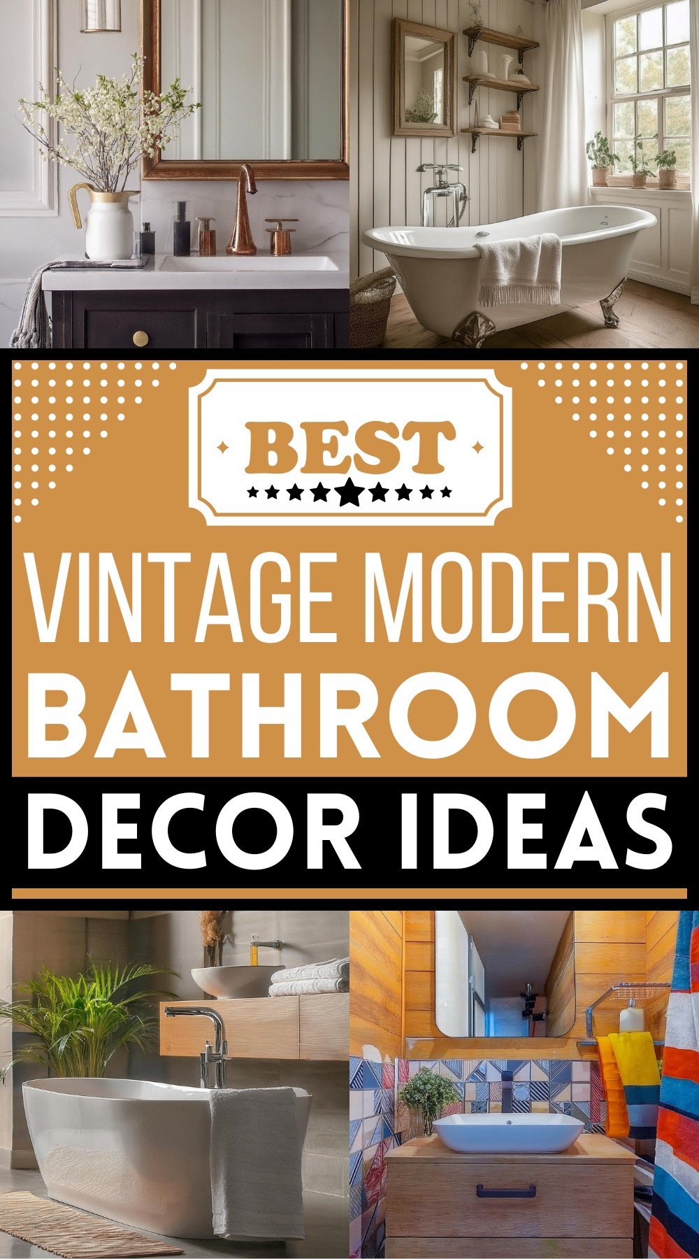 Vintage Modern Bathroom Ideas 1