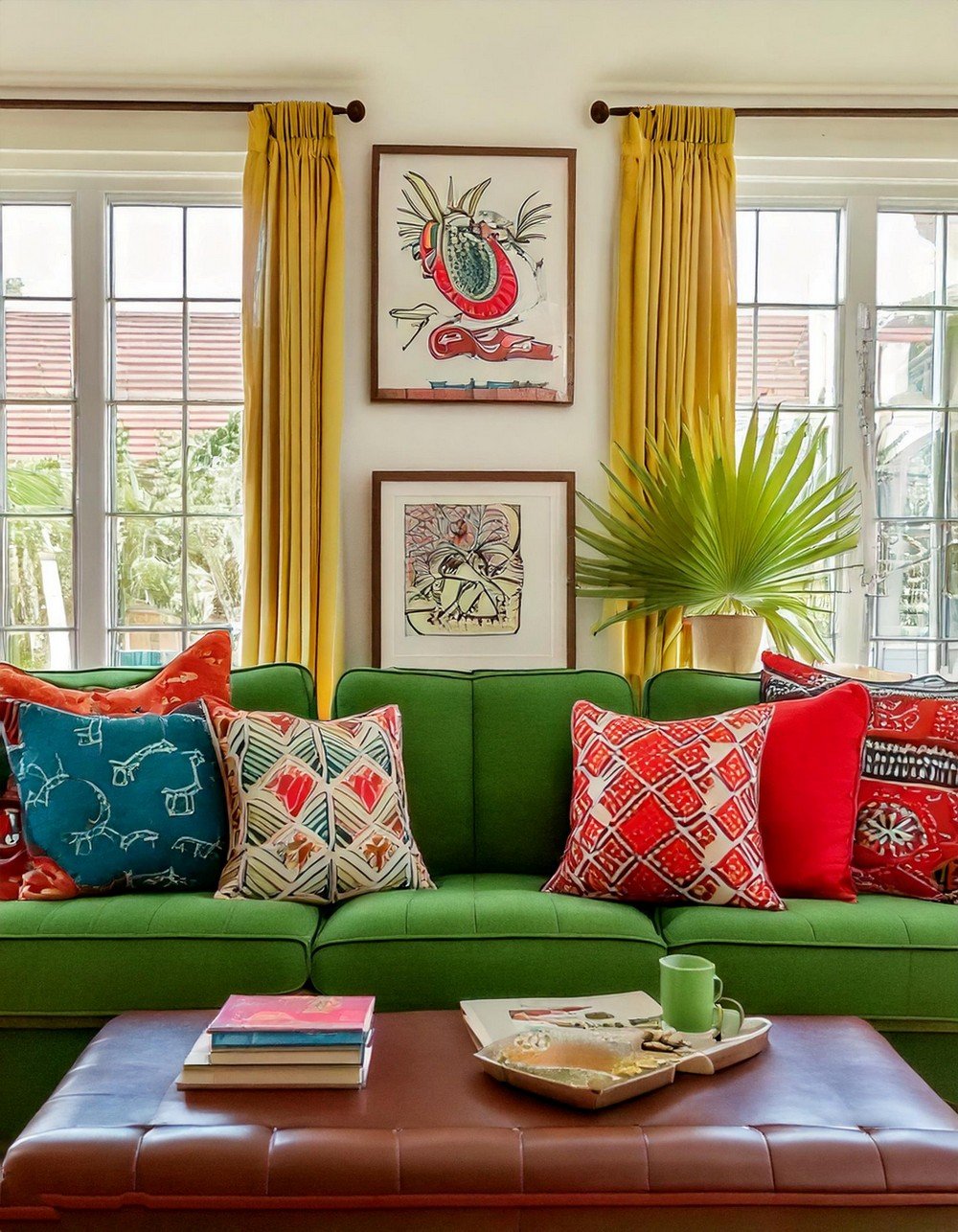 Add Colorful Patterns And Bold Art