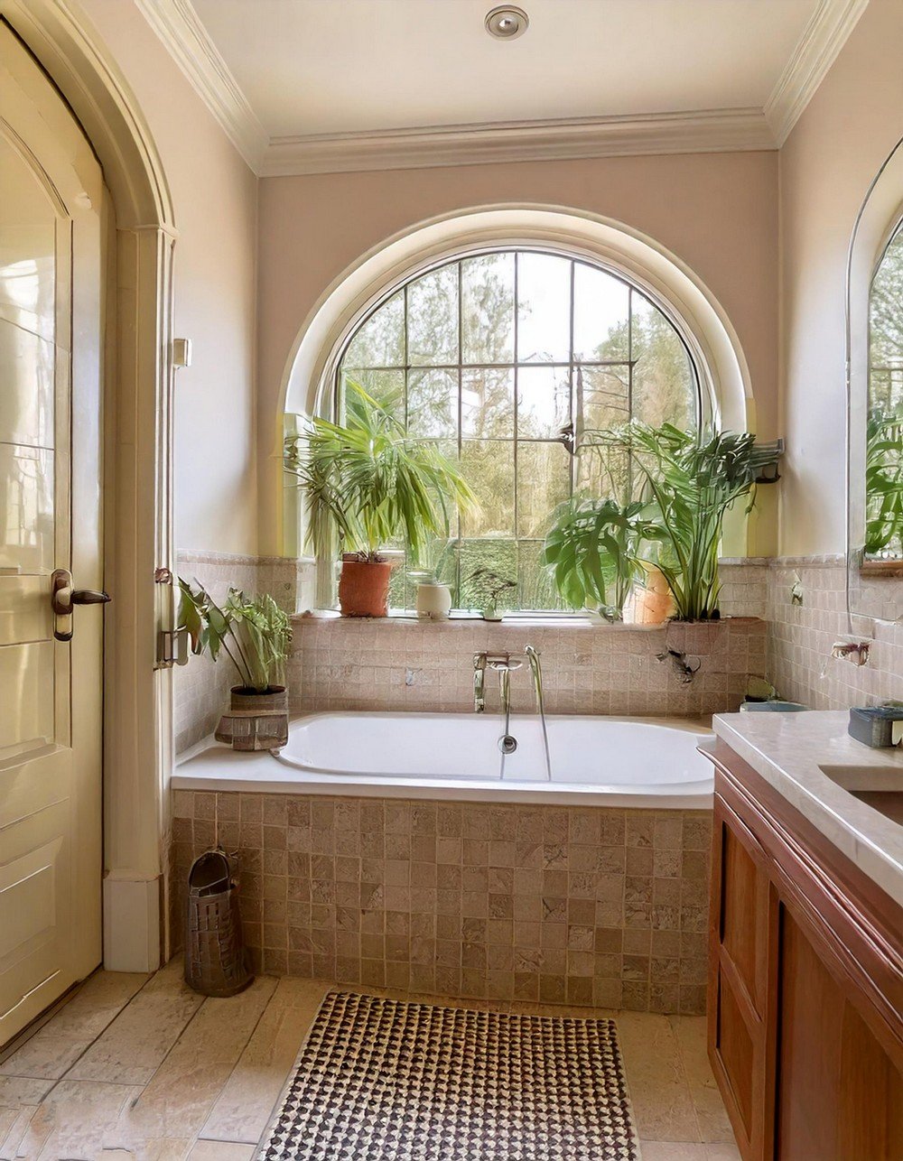 Arched Niche Elegance Master Bathroom