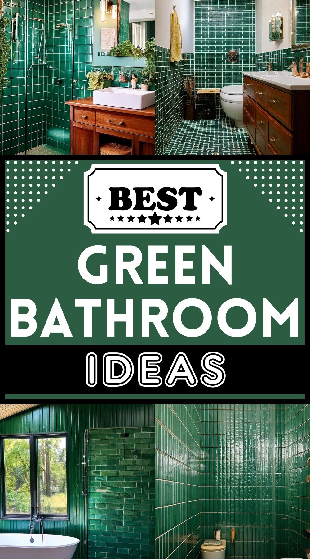 Beautiful Green Bathroom Ideas