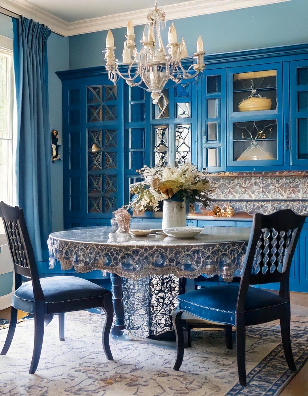 Bold Blues Meet Elegance And Whimsy