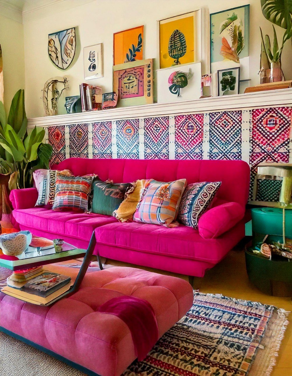 Bold and Eclectic Comfort